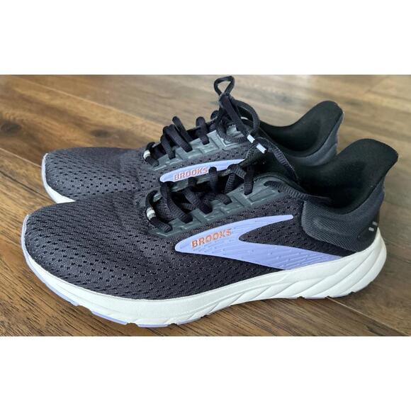 Brooks Anthem 6 Women’s Size 10B Black Lavender Road Running Sneakers Shoes - Picture 2 of 11